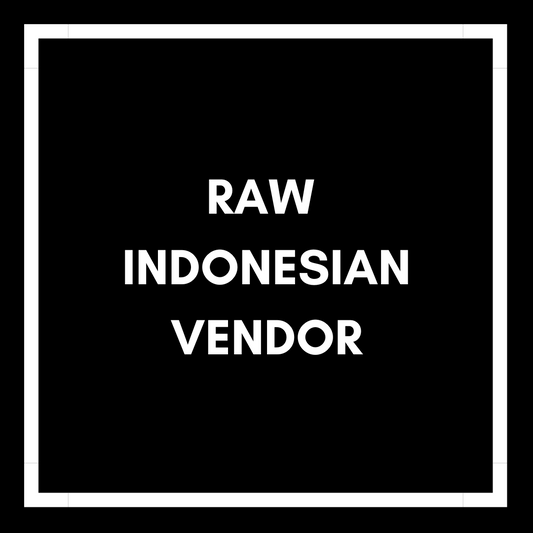 RAW INDONESIAN VENDOR